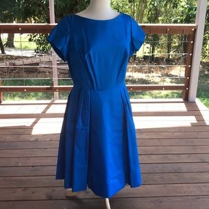 Hand made 50s dress - lovely blue